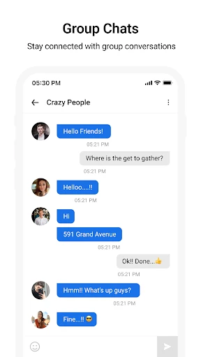Messages screenshot