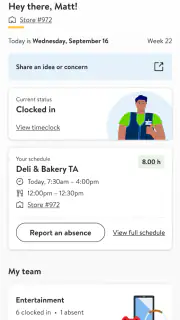 MyWalmart screenshot 2