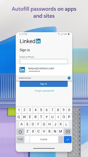 Microsoft Authenticator screenshot