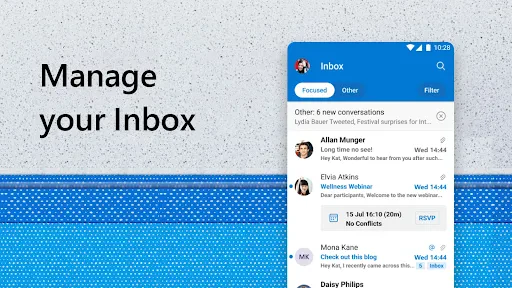 Microsoft Outlook Lite: Email screenshot
