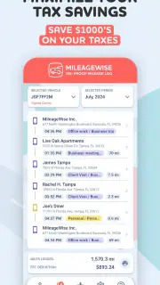 Mileage Tracker by MileageWise screenshot 2