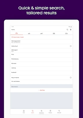mobile.de - car market screenshot
