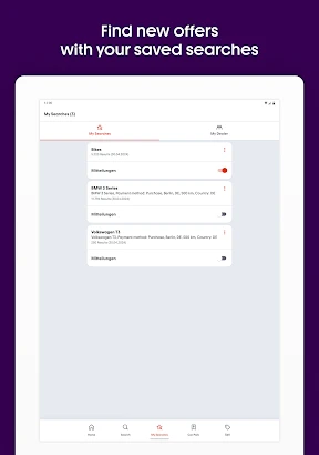 mobile.de - car market screenshot