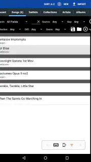 MobileSheets screenshot 1