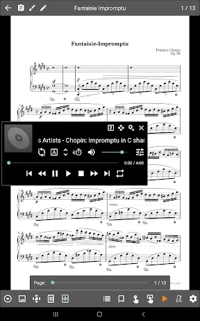 MobileSheets screenshot