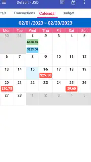 MoBill Budget and Reminder screenshot 2