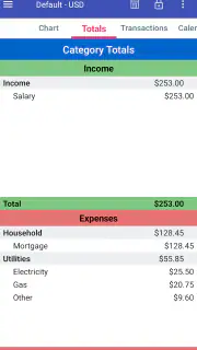 MoBill Budget and Reminder screenshot 3