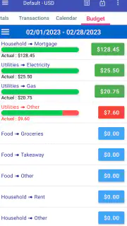 MoBill Budget and Reminder screenshot 5