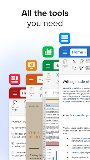 MobiOffice: Word, Sheets, PDF screenshot