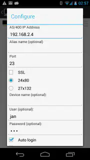 Mocha TN5250 screenshot 4