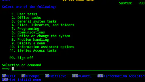 Mocha TN5250 screenshot 6