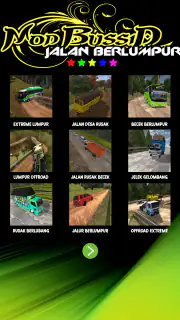 Mod Jalan Rusak Bussid Lumpur screenshot 3