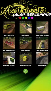 Mod Jalan Rusak Bussid Lumpur screenshot 5