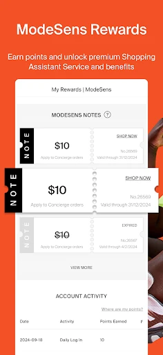 ModeSens screenshot