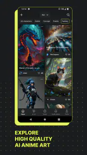 Moescape - Character AI & Art screenshot 4