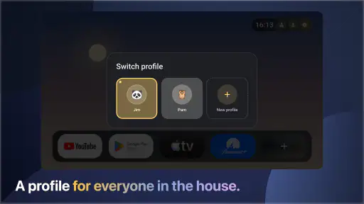 Monet Launcher - Android TV screenshot 3