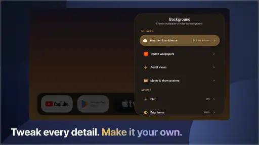 Monet Launcher - Android TV screenshot 4