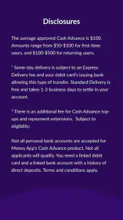Money App - Cash Advance screenshot 7