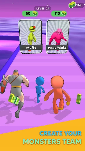 Monster Draft : Merge Runner screenshot