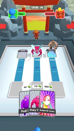 Monster Draft : Merge Runner screenshot