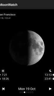 Moon Calendar Watch screenshot 2