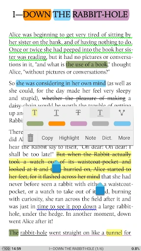Moon+ Reader Pro screenshot