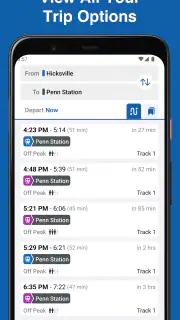 MTA TrainTime screenshot 2
