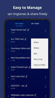 Music Audio Editor, MP3 Cutter screenshot 5