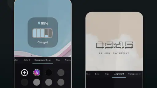 Muviz Widgets: Clock, Music., screenshot 3