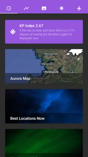 My Aurora Forecast & Alerts screenshot