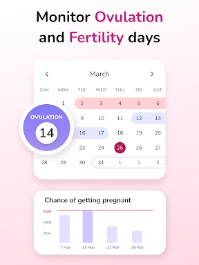 Period Tracker and Calendar screenshot