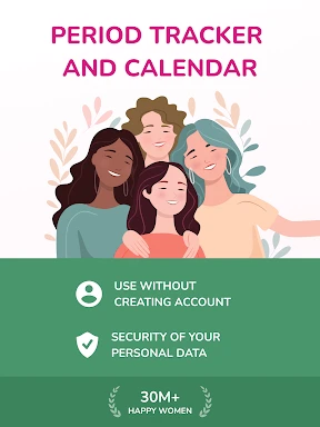 Period Tracker and Calendar screenshot