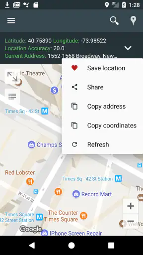 My Location - Track GPS & Maps screenshot