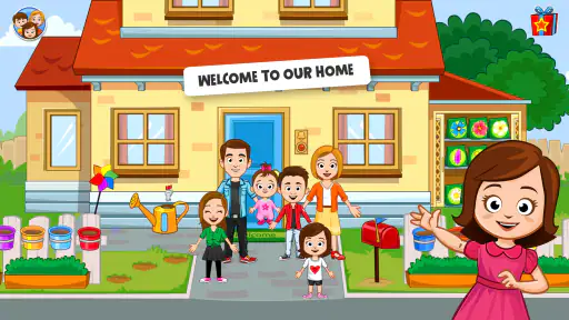 My Town Home: Family Playhouse screenshot 1