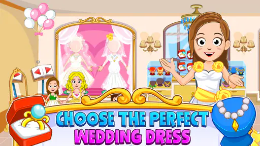 My Town : Wedding screenshot 2