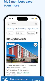 My6 - Book & Save on Motel6 screenshot 7