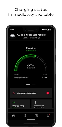 myAudi screenshot