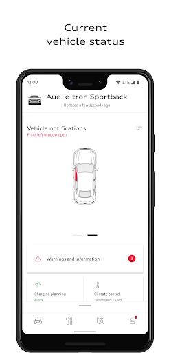 myAudi screenshot