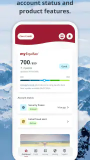 myEquifax screenshot 1