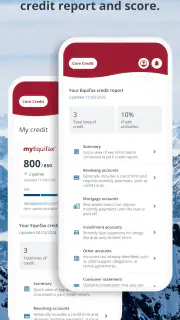 myEquifax screenshot 2