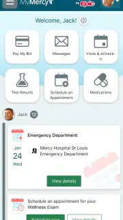MyMercy+ screenshot 1