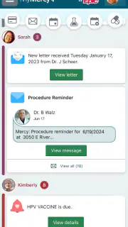 MyMercy+ screenshot 2