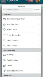 MyMercy+ screenshot 3