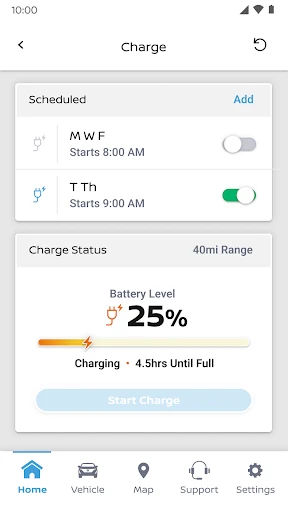 MyNISSAN® screenshot
