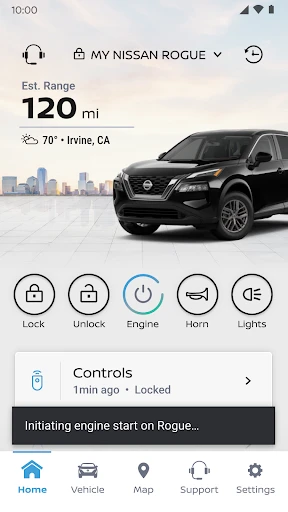 MyNISSAN® screenshot
