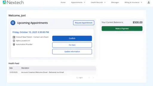 myPatientVisit Portal screenshot 5