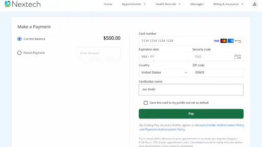 myPatientVisit Portal screenshot 6