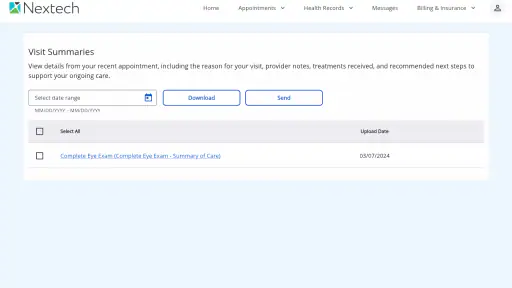 myPatientVisit Portal screenshot 7