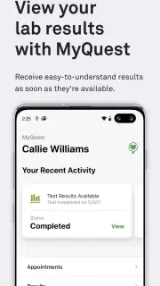 MyQuest for Patients screenshot 2