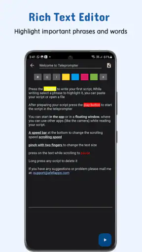 Nano Teleprompter screenshot